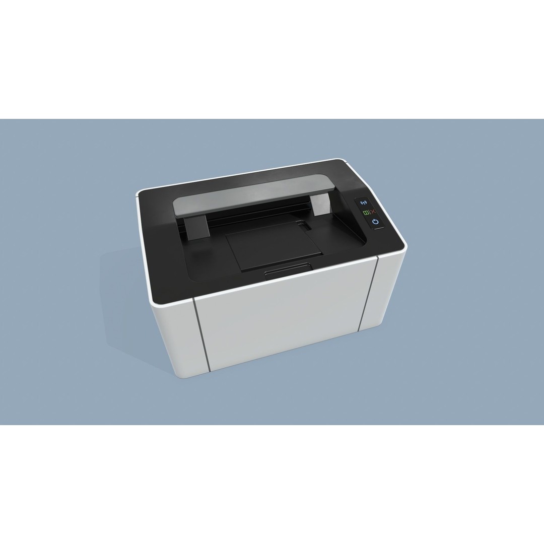 Computer Set 3D Model – Low Poly Game Ready Asset, PBR Textures - View 17