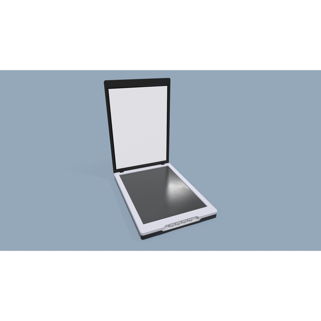Computer Set 3D Model – Low Poly Game Ready Asset, PBR Textures - View 23