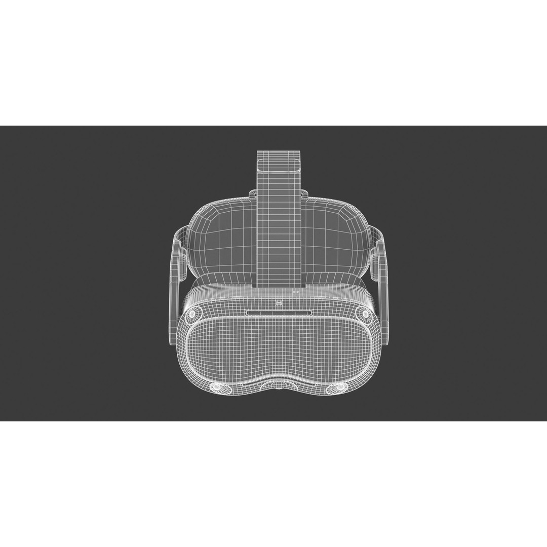 HTC Vive Focus 3 Headset 3D Model – Realistic PBR Game Asset, FBX/OBJ - View 18