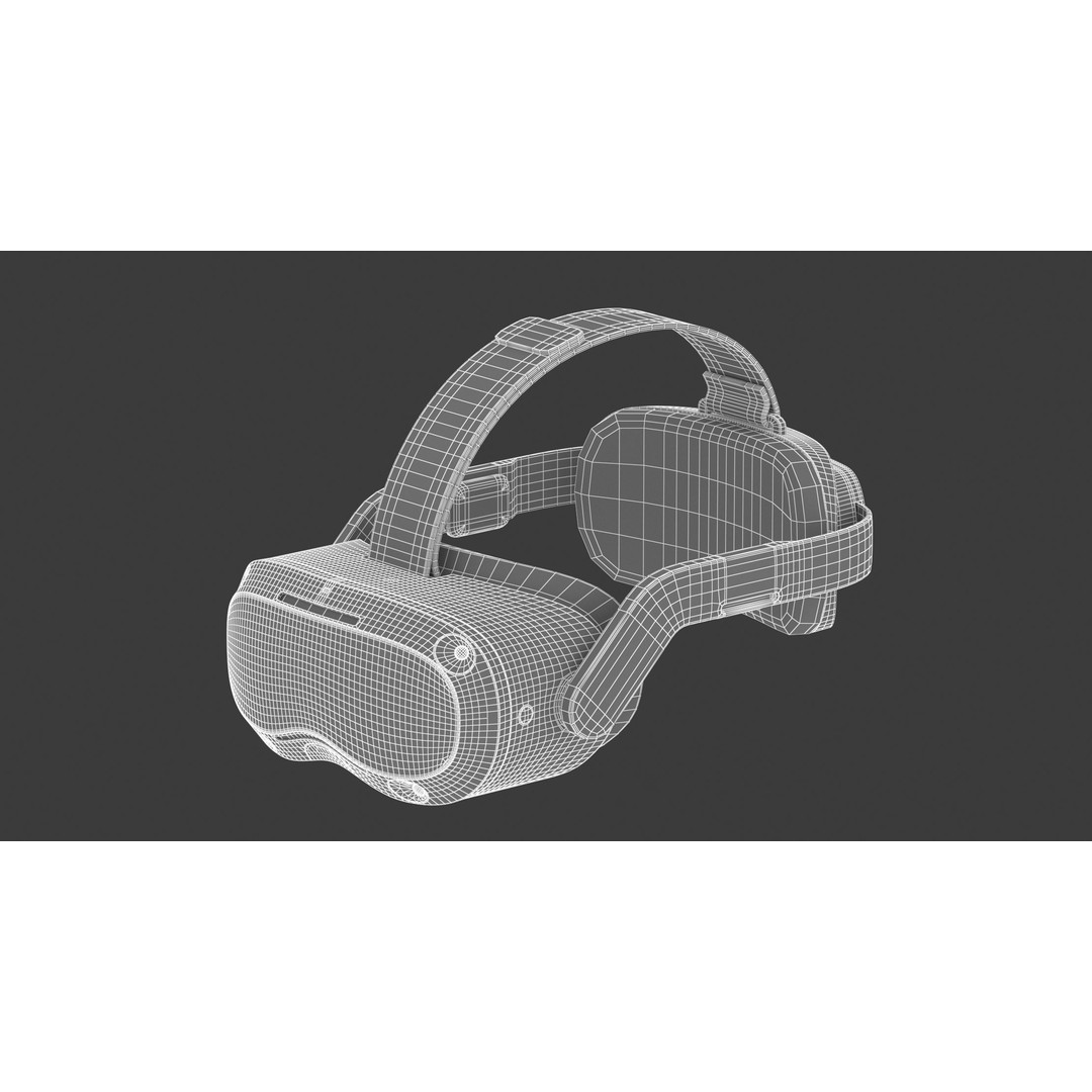 HTC Vive Focus 3 Headset 3D Model – Realistic PBR Game Asset, FBX/OBJ - View 23