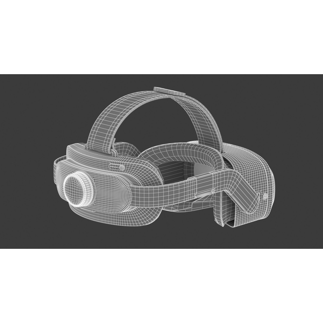 HTC Vive Focus 3 Headset 3D Model – Realistic PBR Game Asset, FBX/OBJ - View 28