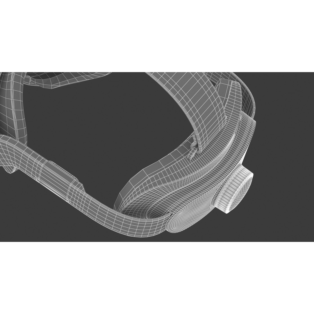 HTC Vive Focus 3 Headset 3D Model – Realistic PBR Game Asset, FBX/OBJ - View 29