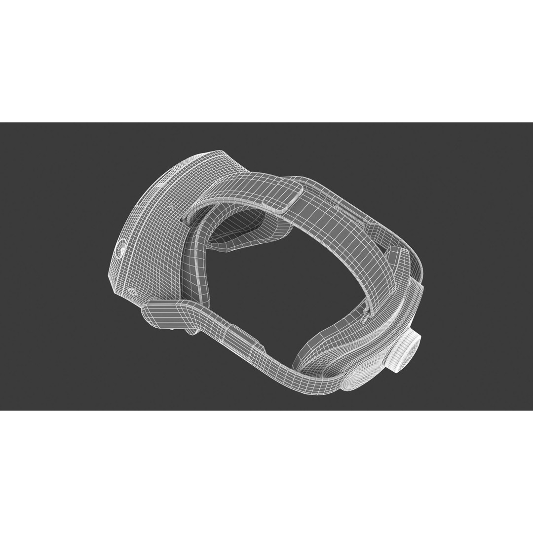 HTC Vive Focus 3 Headset 3D Model – Realistic PBR Game Asset, FBX/OBJ - View 30