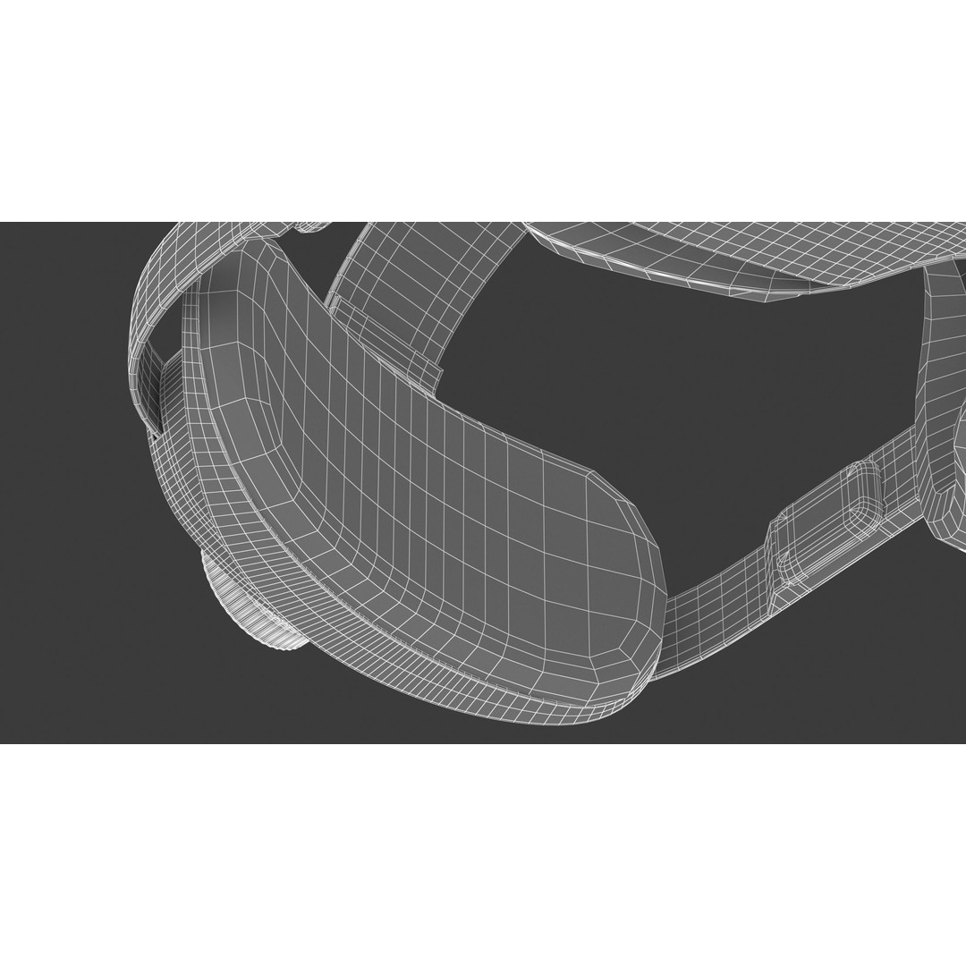 HTC Vive Focus 3 Headset 3D Model – Realistic PBR Game Asset, FBX/OBJ - View 33