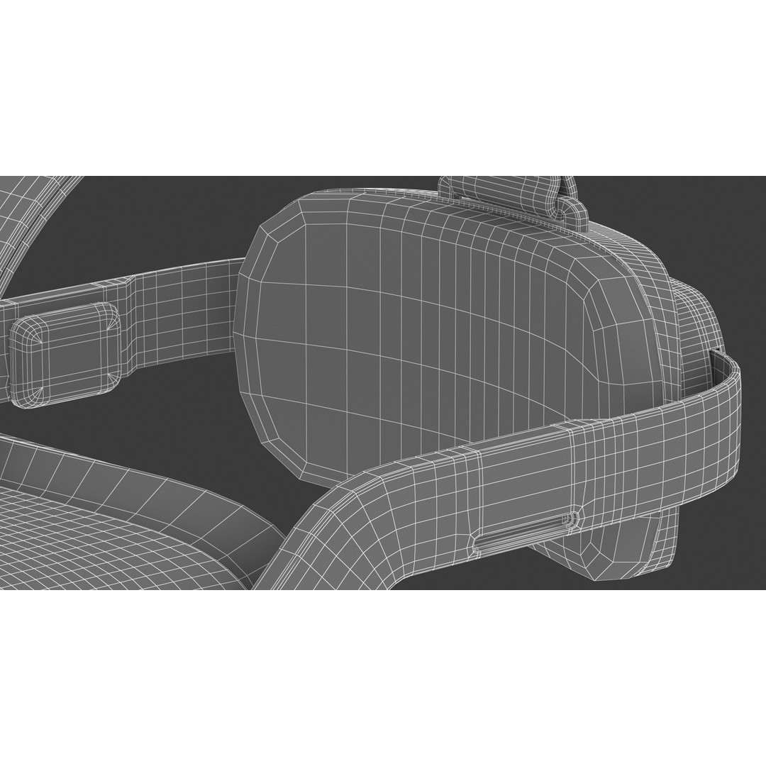 HTC Vive Focus 3 Headset 3D Model – Realistic PBR Game Asset, FBX/OBJ - View 36