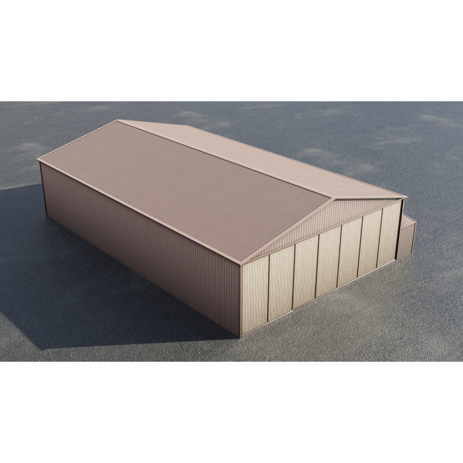 Airfield Hangar Collection - Low-Poly Game-Ready 3D Model - View 13