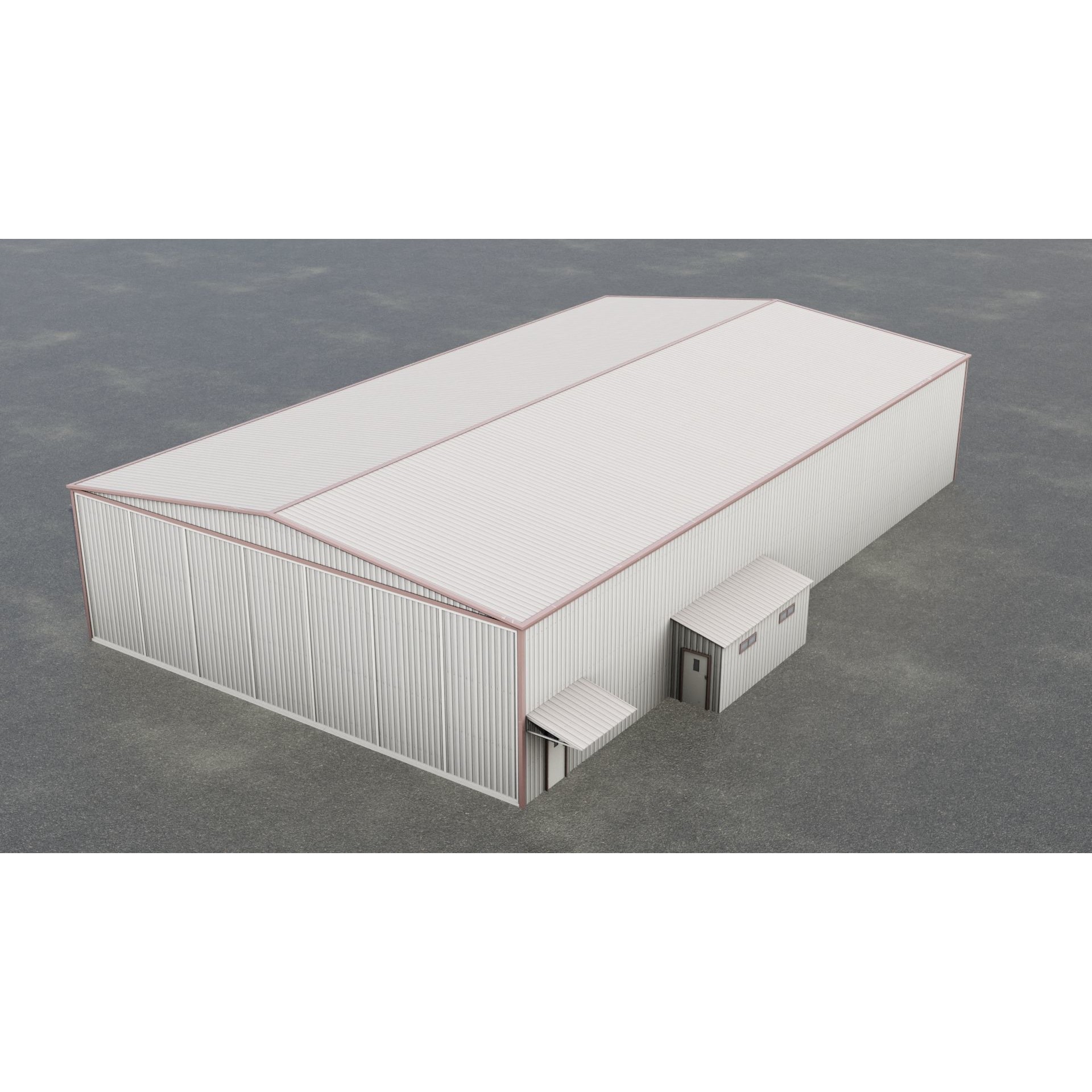 Airfield Hangar Collection - Low-Poly Game-Ready 3D Model - View 14