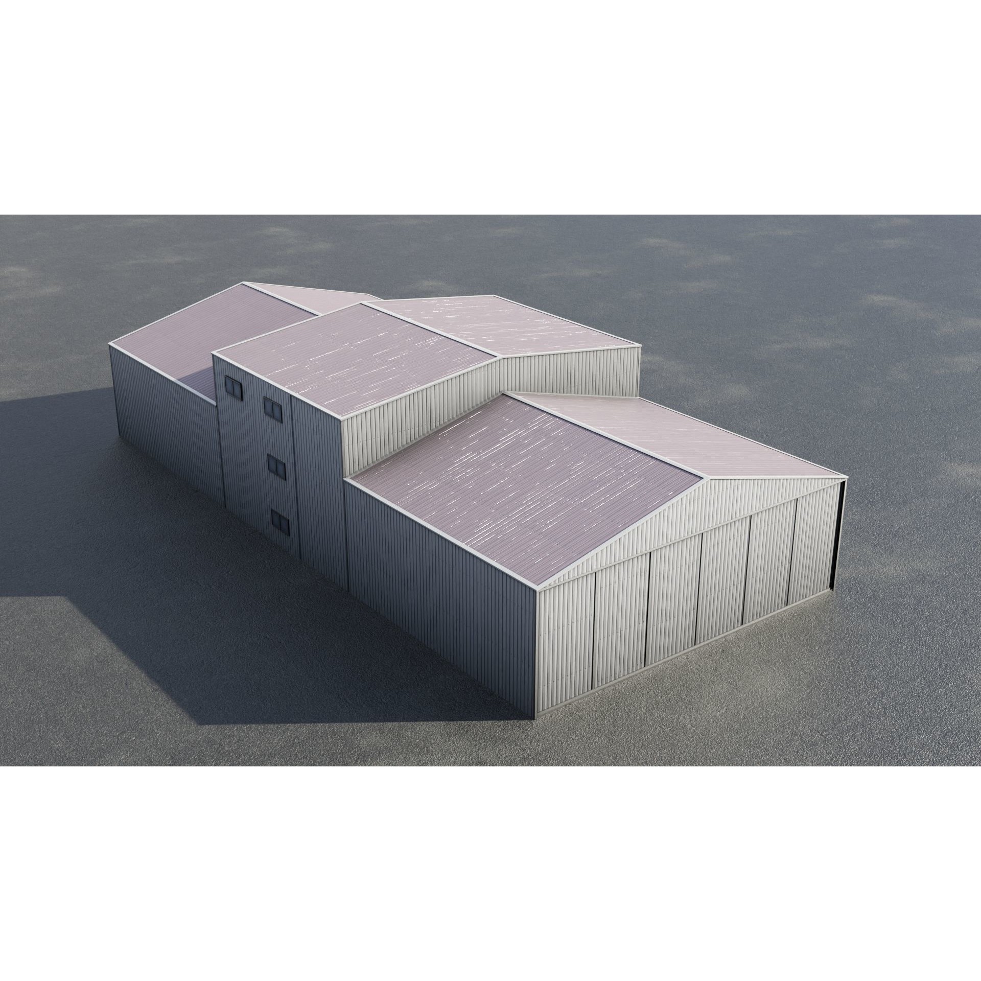 Airfield Hangar Collection - Low-Poly Game-Ready 3D Model - View 17