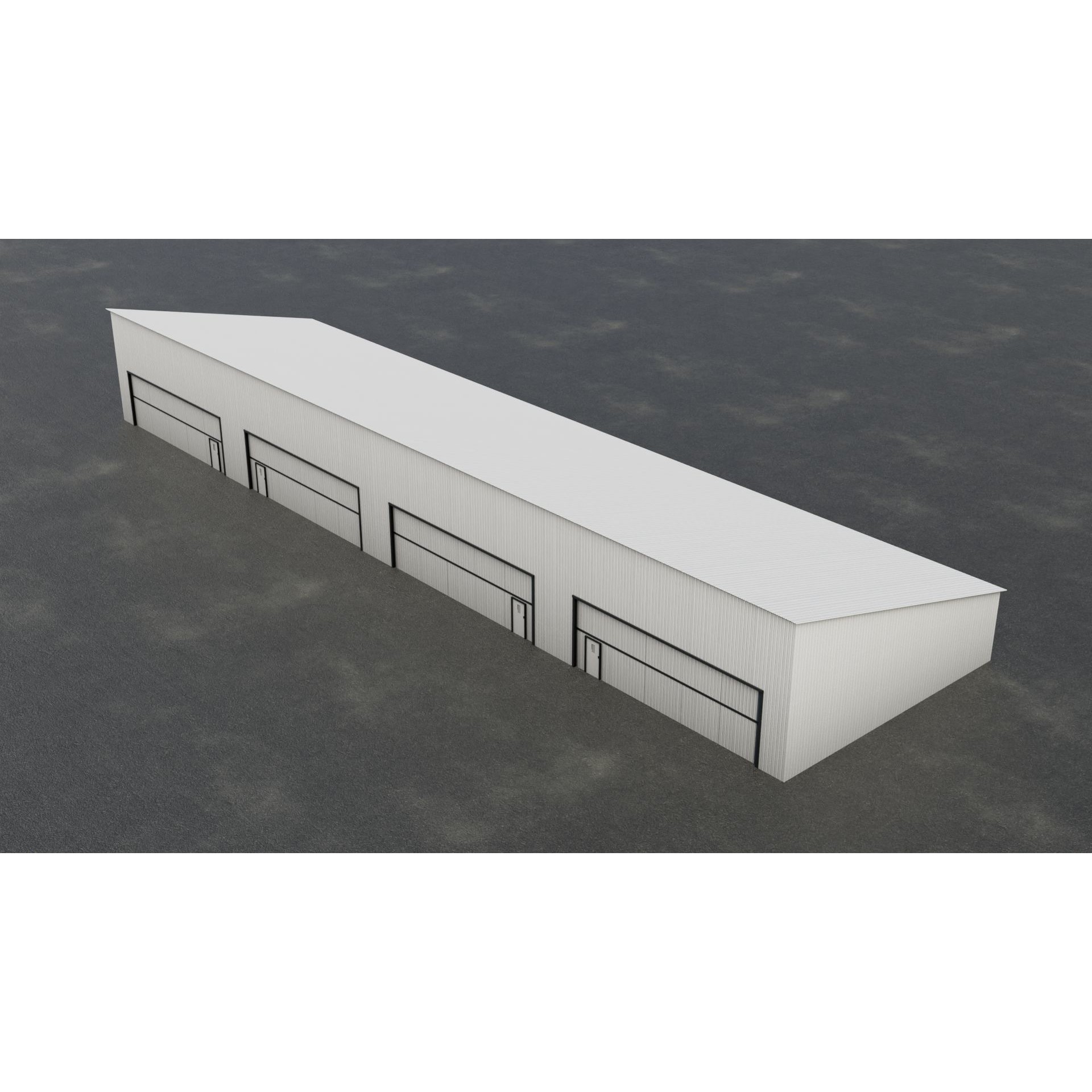 Airfield Hangar Collection - Low-Poly Game-Ready 3D Model - View 26