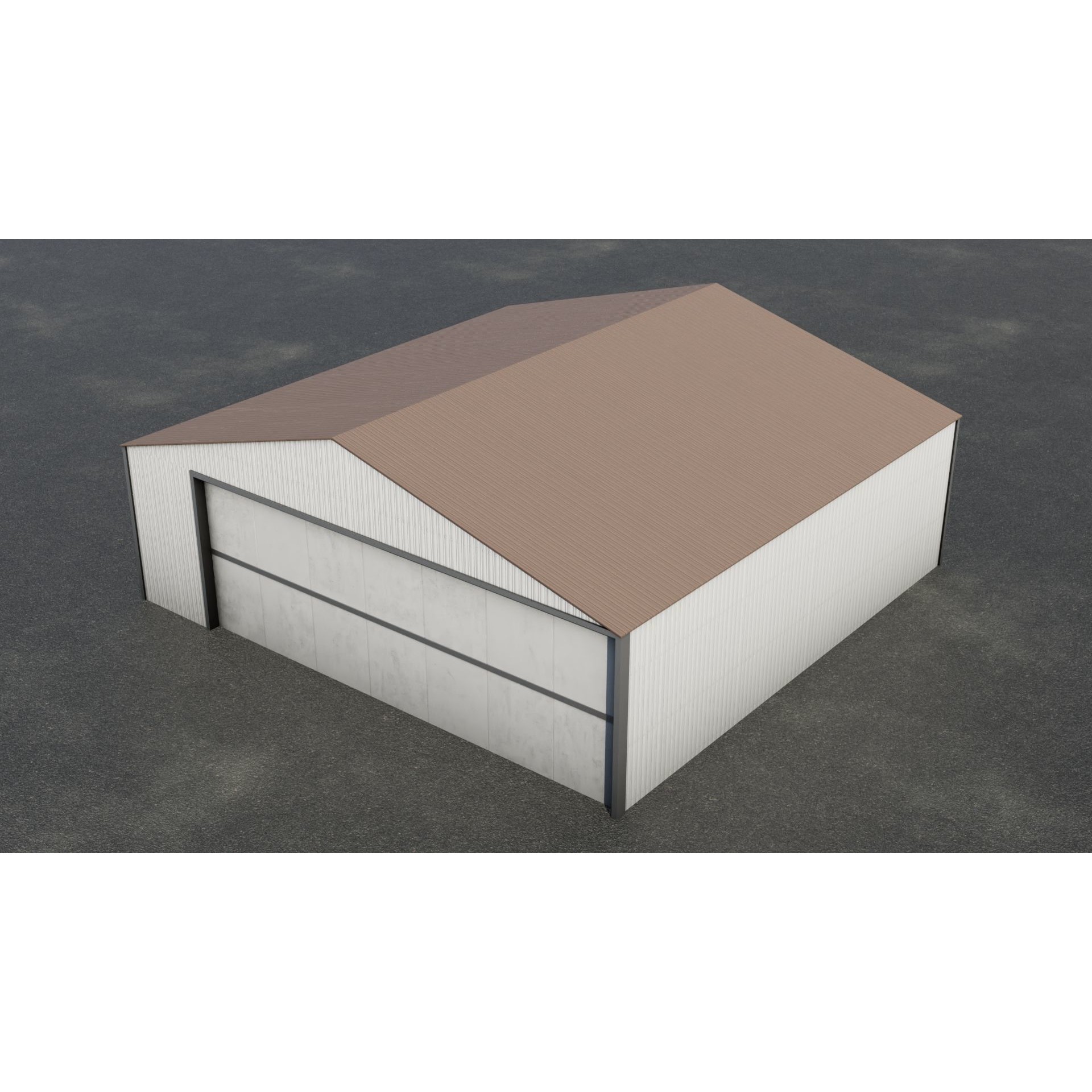 Airfield Hangar Collection - Low-Poly Game-Ready 3D Model - View 28