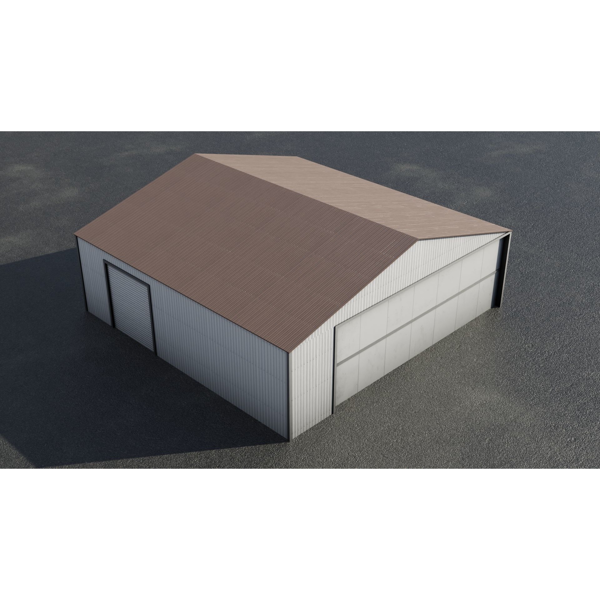 Airfield Hangar Collection - Low-Poly Game-Ready 3D Model - View 29