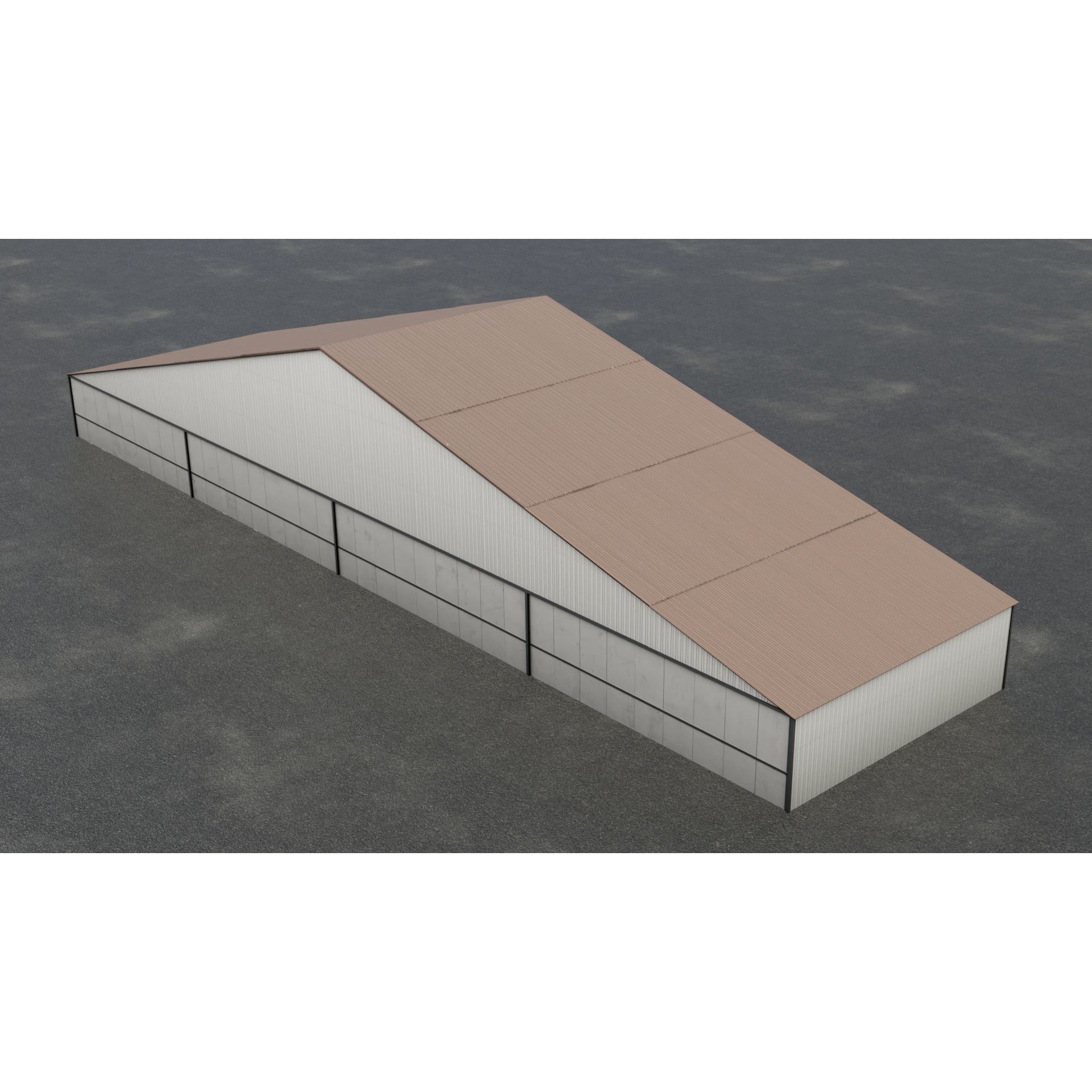 Airfield Hangar Collection - Low-Poly Game-Ready 3D Model - View 30