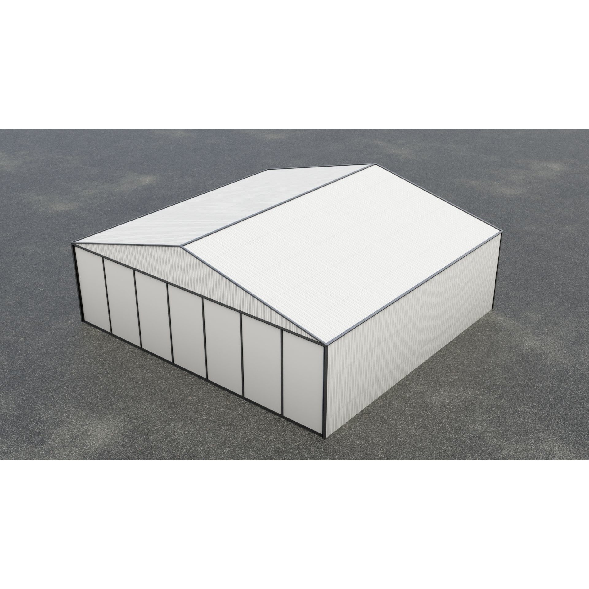 Airfield Hangar Collection - Low-Poly Game-Ready 3D Model - View 32