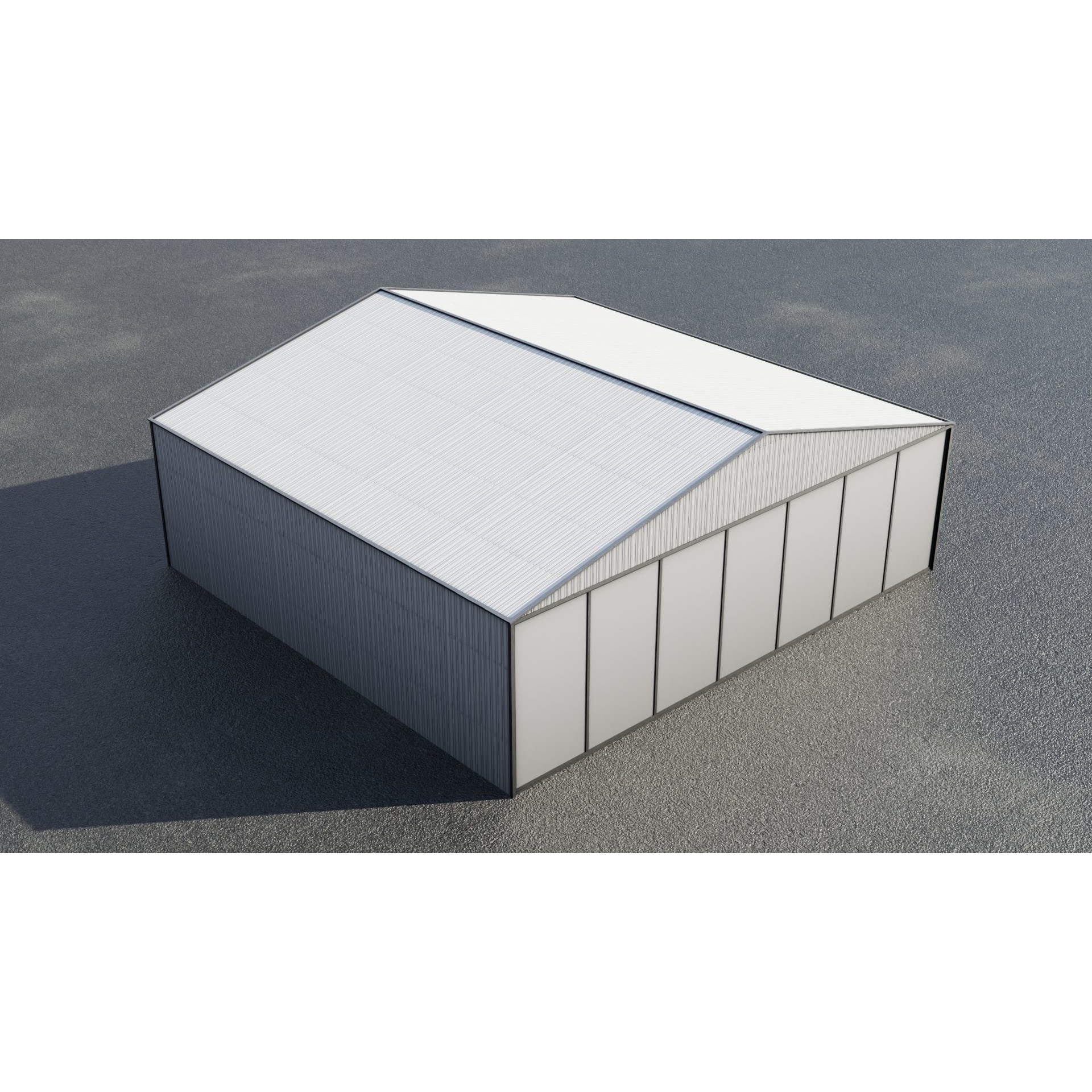 Airfield Hangar Collection - Low-Poly Game-Ready 3D Model - View 33