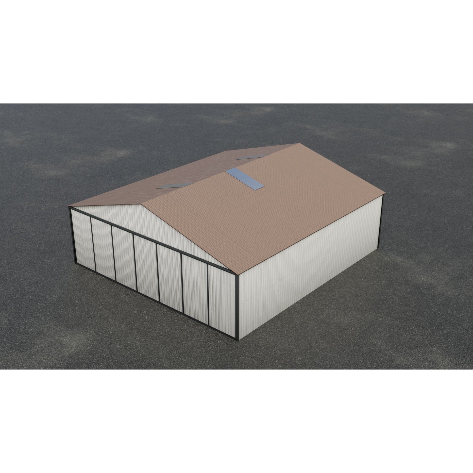Airfield Hangar Collection - Low-Poly Game-Ready 3D Model - View 36