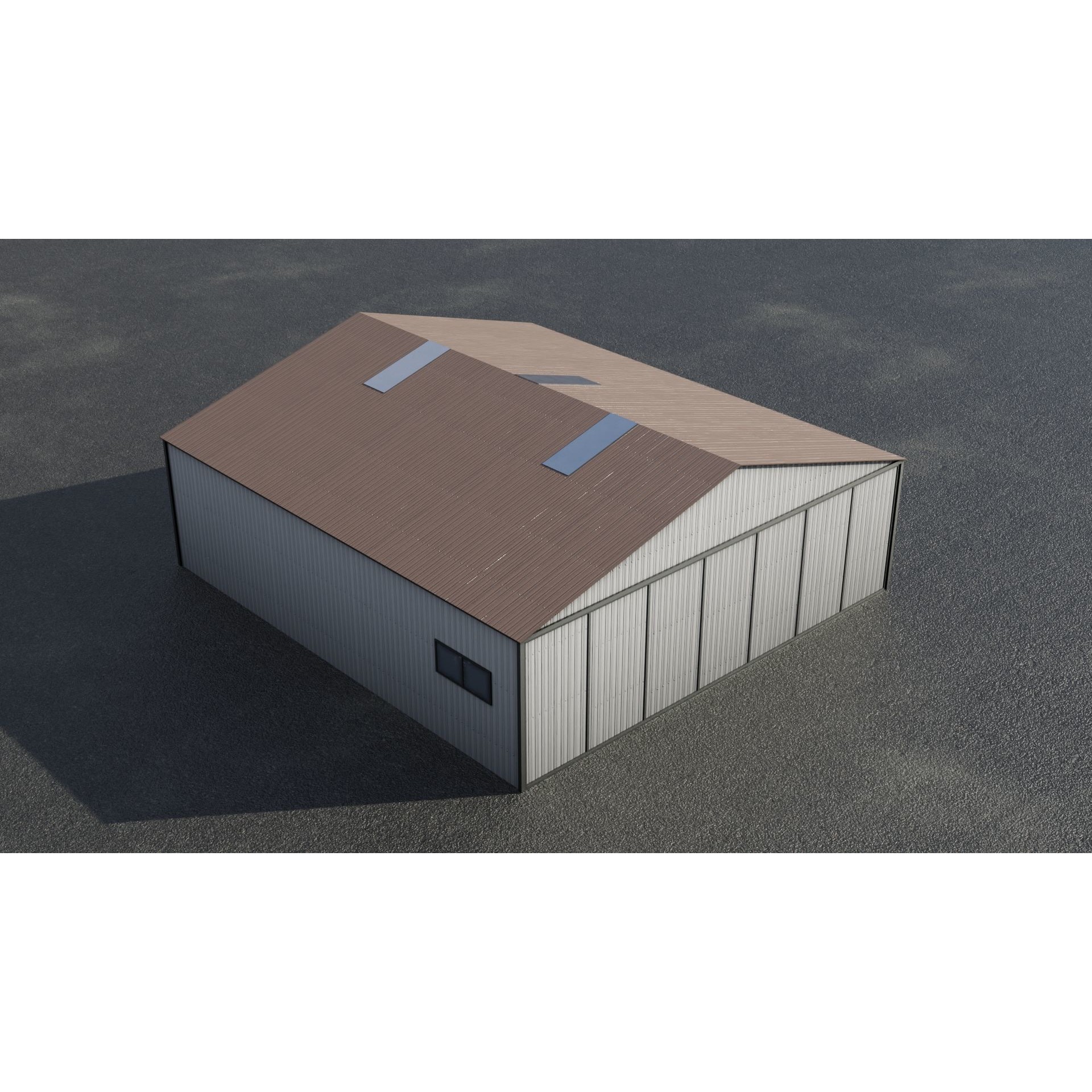 Airfield Hangar Collection - Low-Poly Game-Ready 3D Model - View 37
