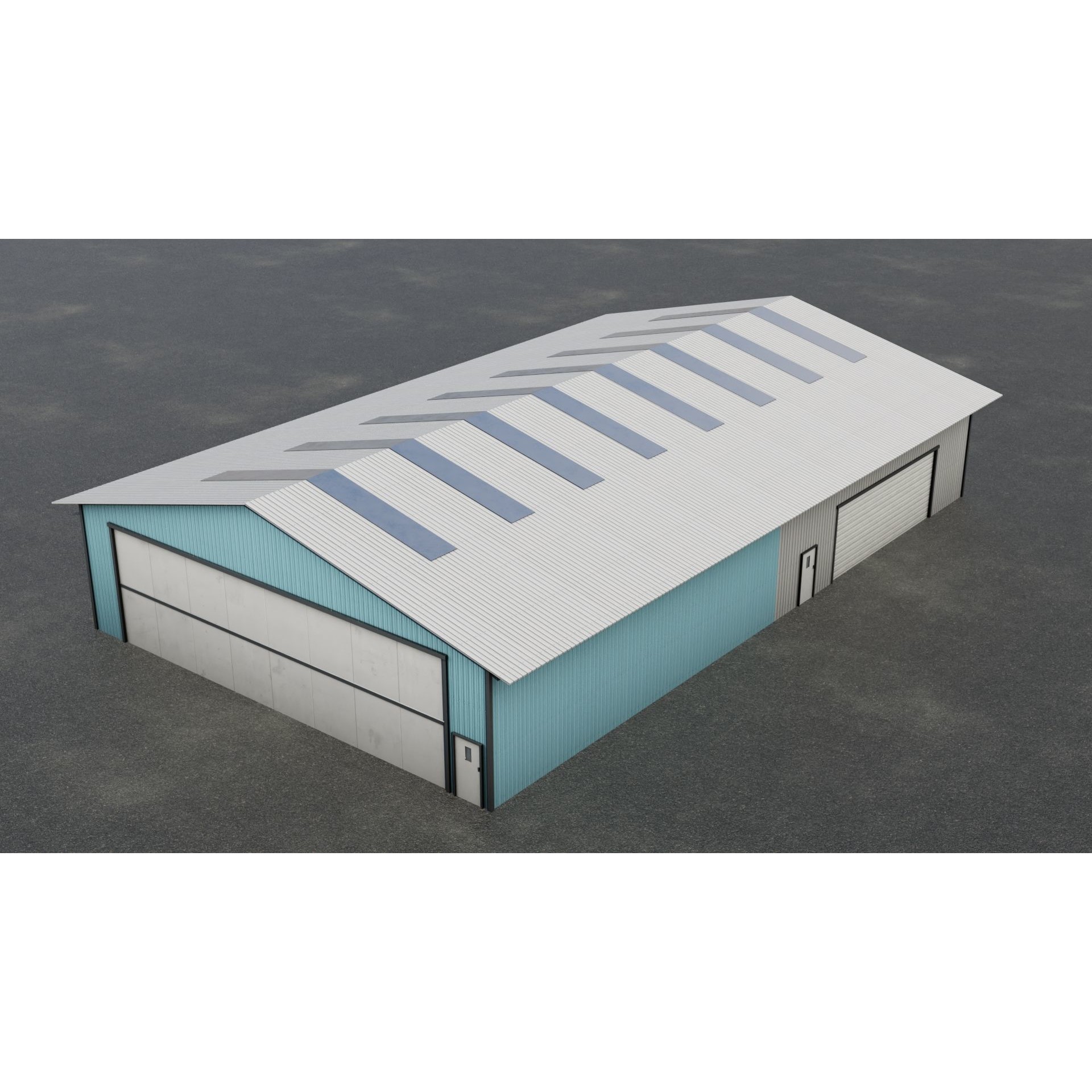 Airfield Hangar Collection - Low-Poly Game-Ready 3D Model - View 38