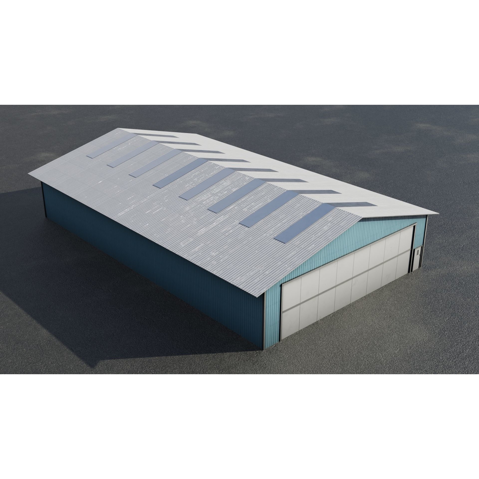 Airfield Hangar Collection - Low-Poly Game-Ready 3D Model - View 39