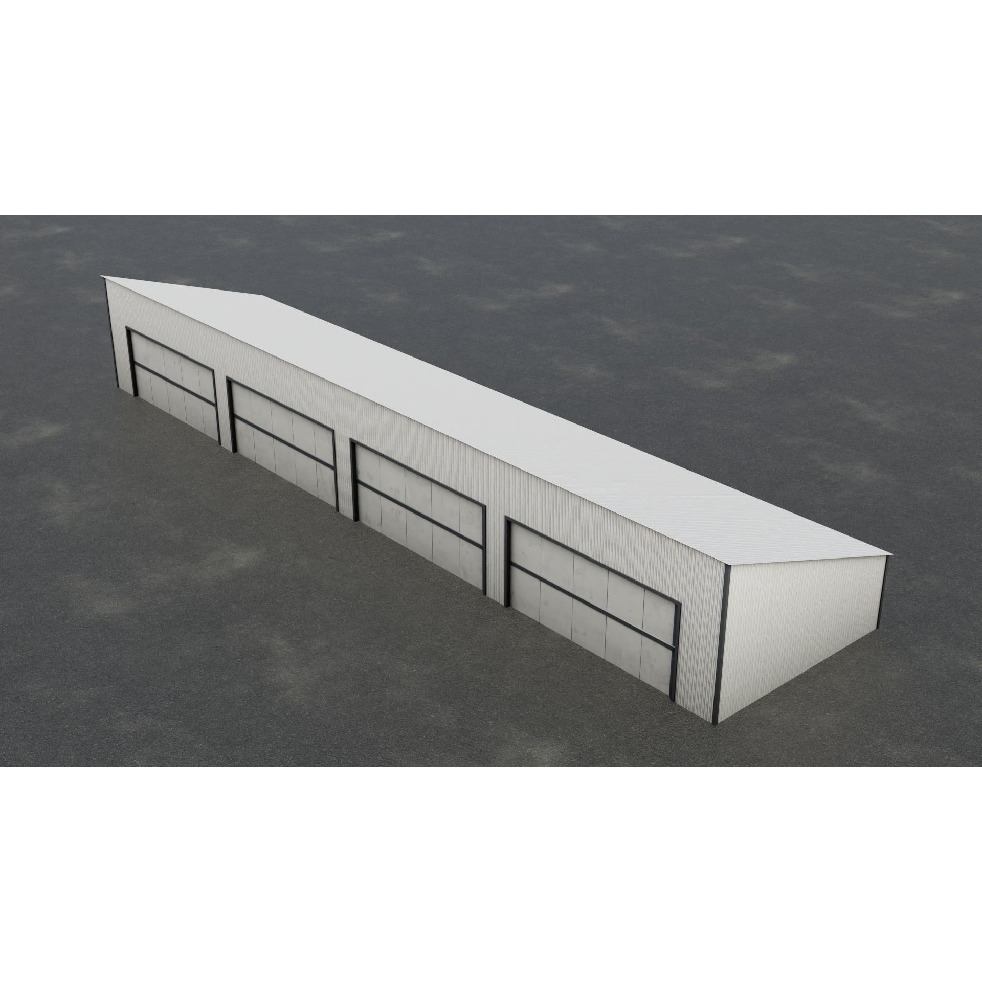 Airfield Hangar Collection - Low-Poly Game-Ready 3D Model - View 40