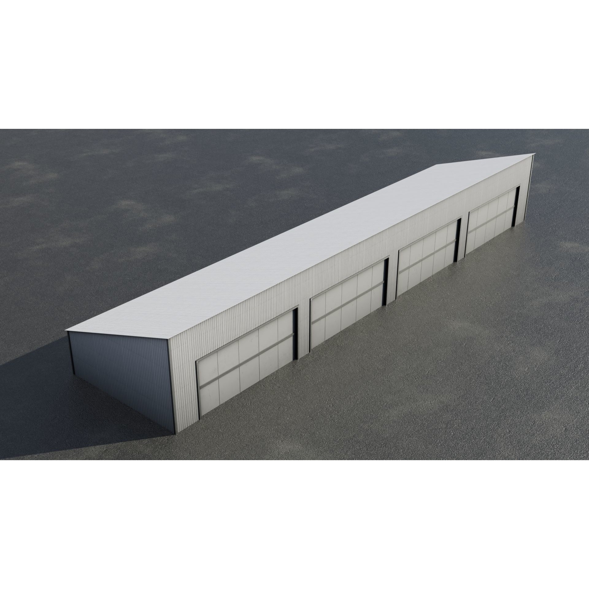 Airfield Hangar Collection - Low-Poly Game-Ready 3D Model - View 41