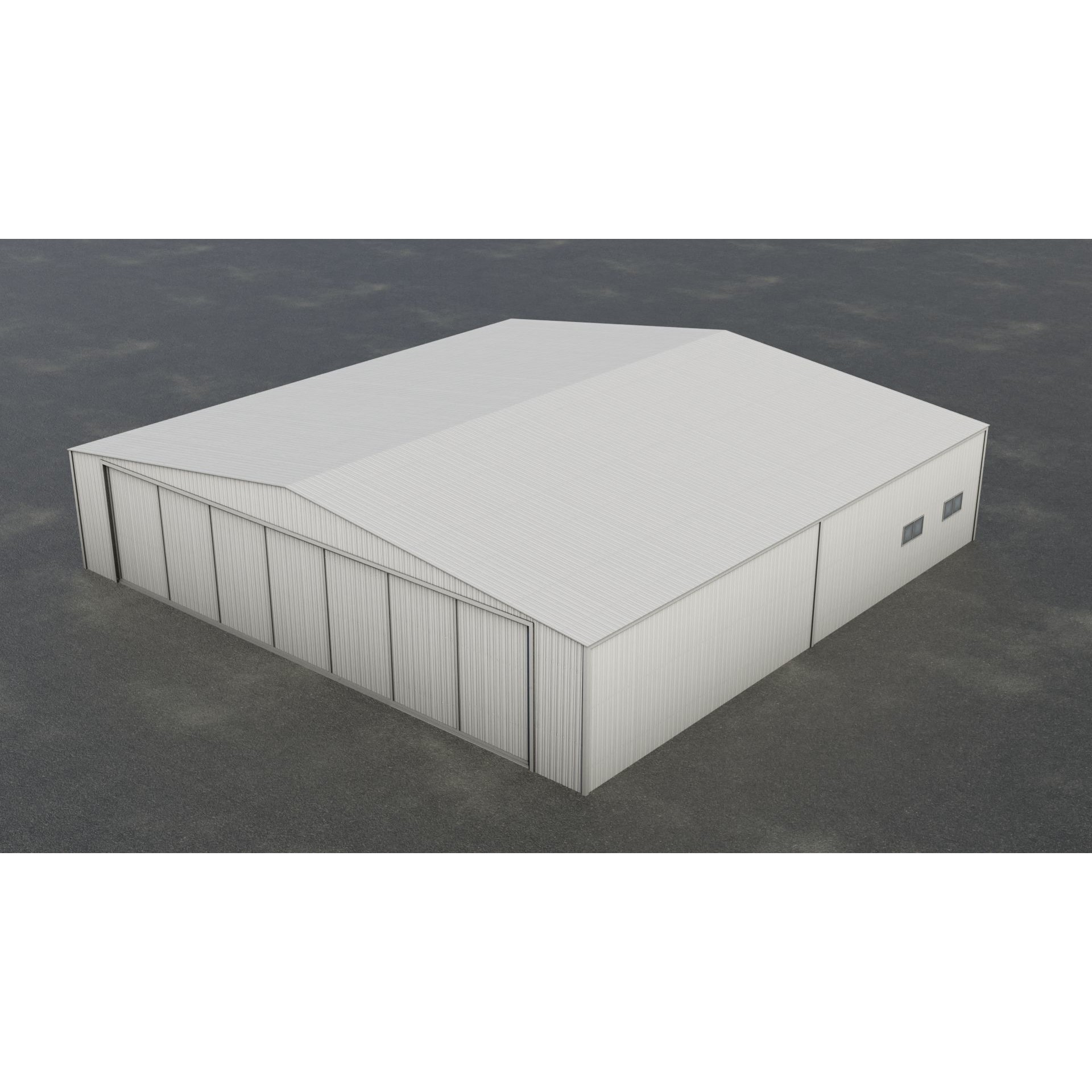 Airfield Hangar Collection - Low-Poly Game-Ready 3D Model - View 45