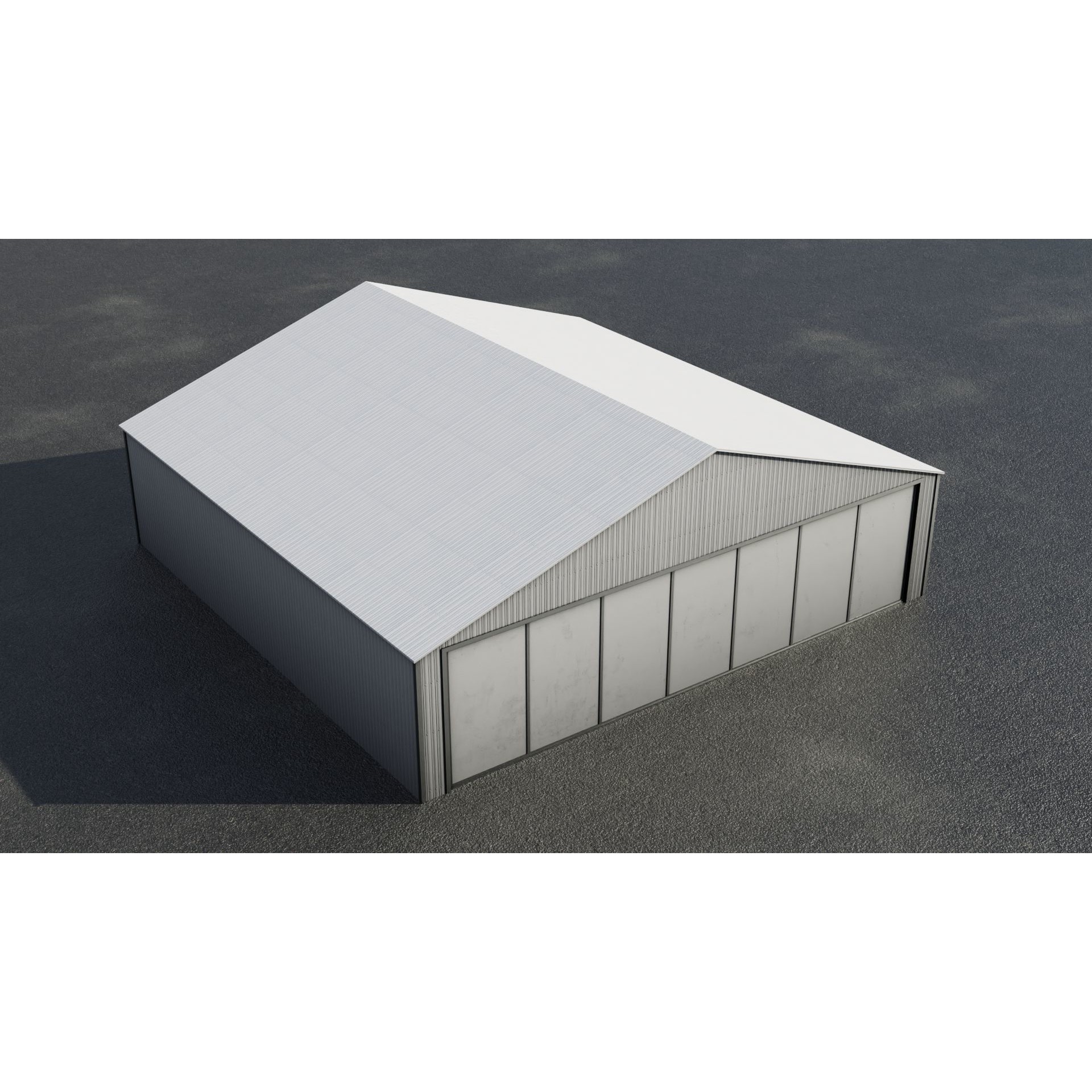 Airfield Hangar Collection - Low-Poly Game-Ready 3D Model - View 48