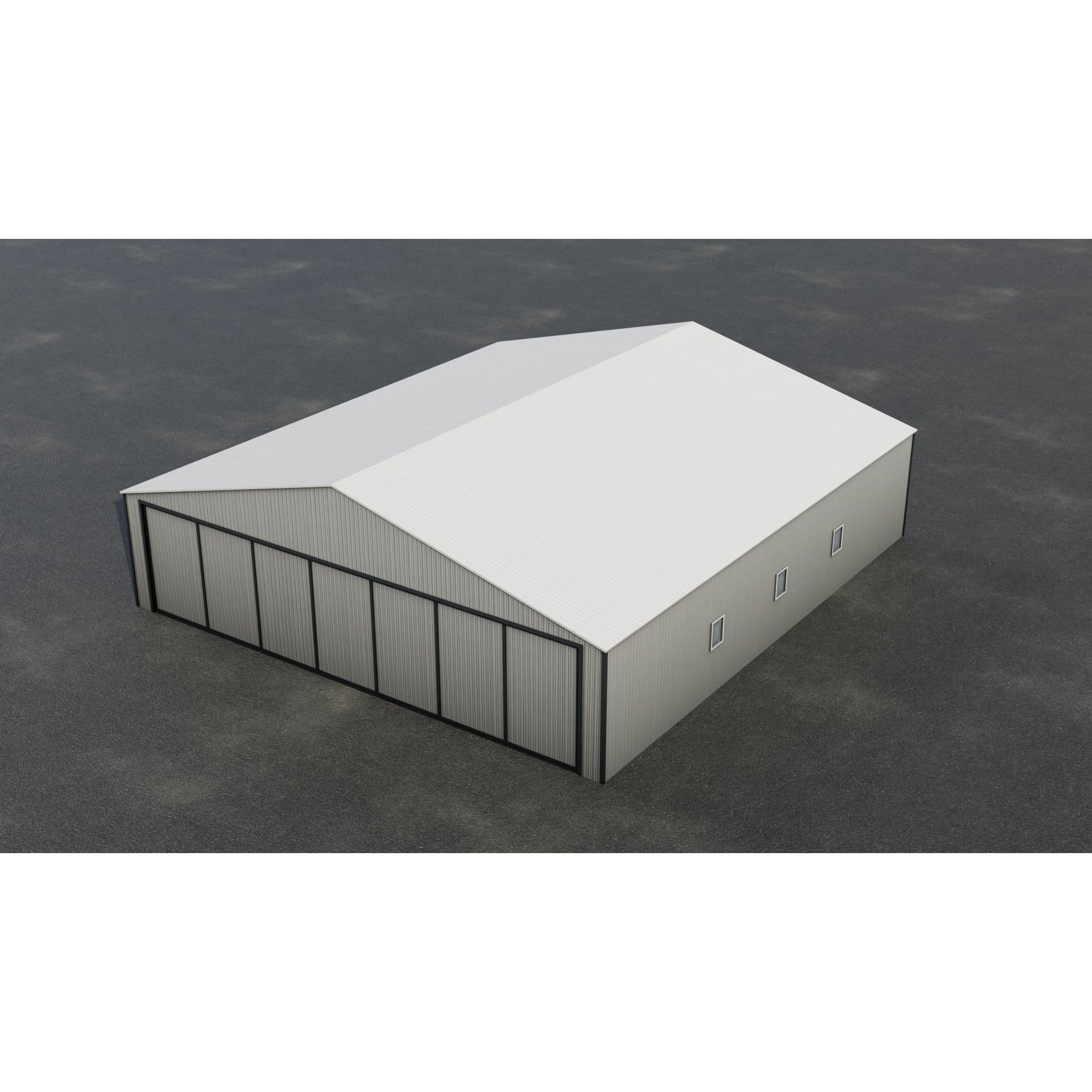 Airfield Hangar Collection - Low-Poly Game-Ready 3D Model - View 49