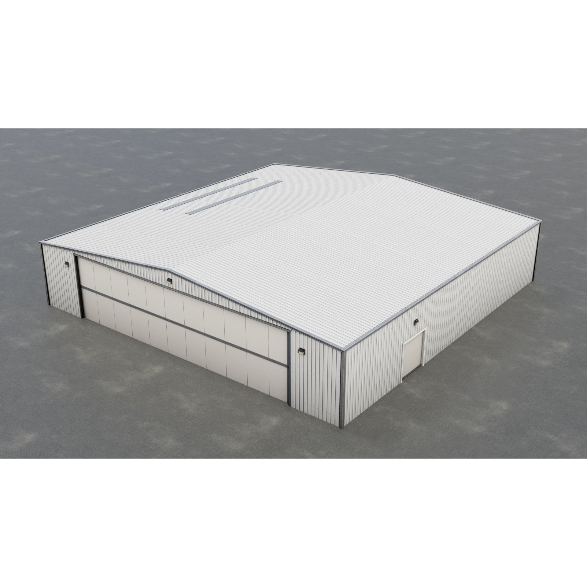 Airfield Hangar Collection - Low-Poly Game-Ready 3D Model - View 5