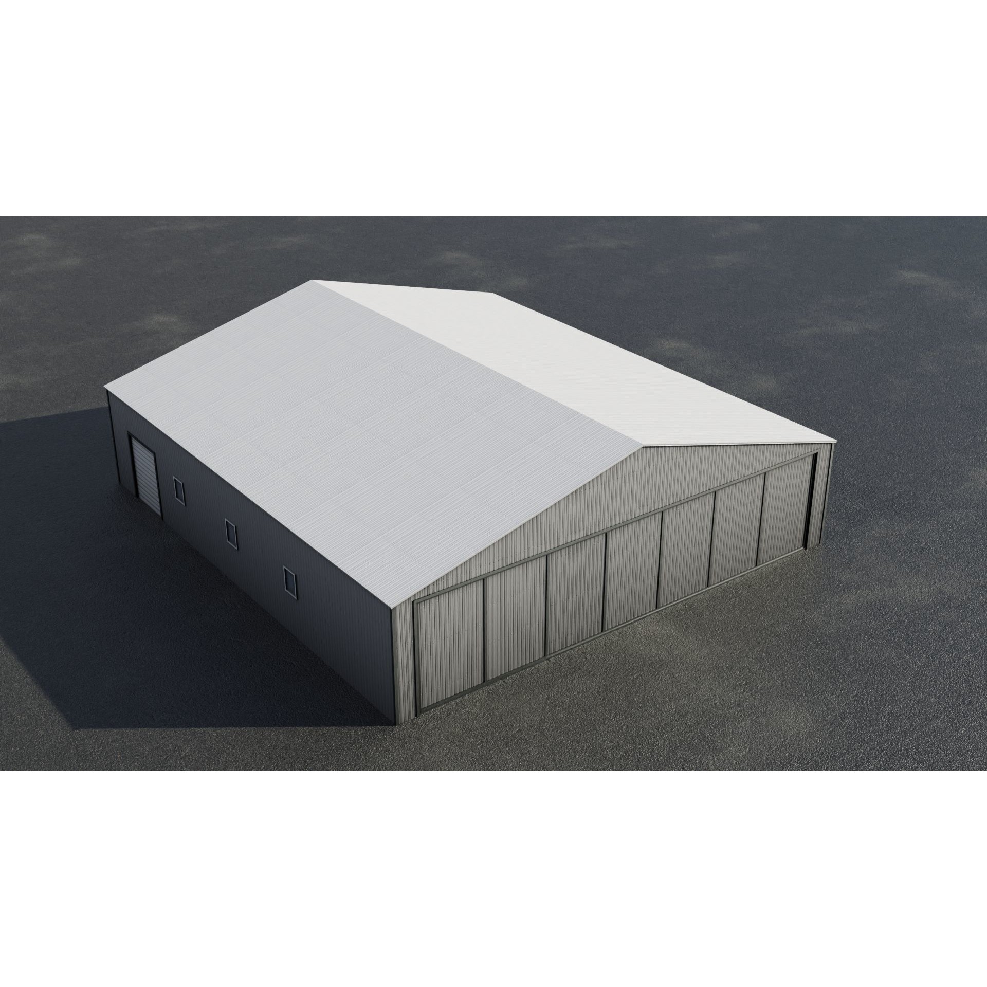 Airfield Hangar Collection - Low-Poly Game-Ready 3D Model - View 50