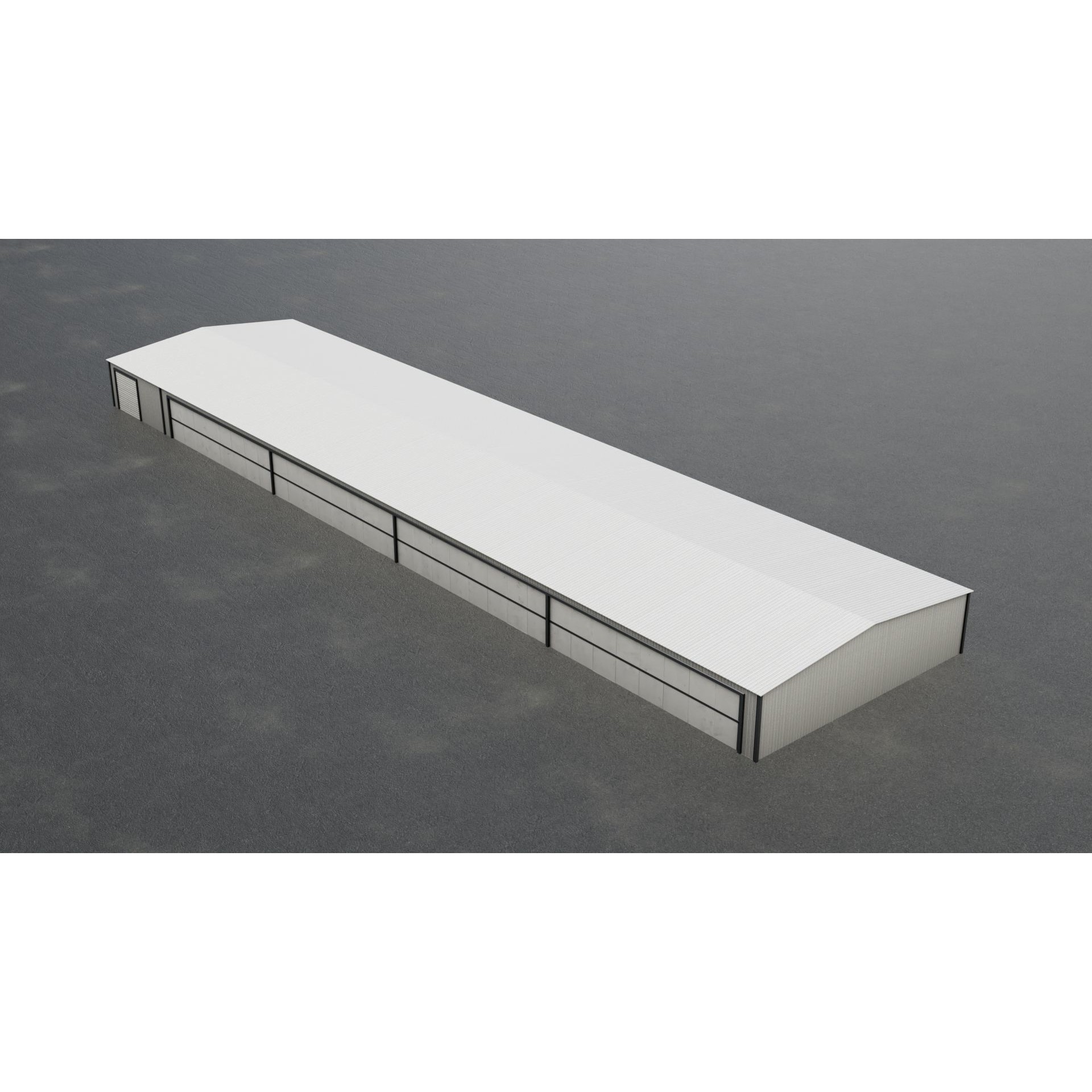 Airfield Hangar Collection - Low-Poly Game-Ready 3D Model - View 58