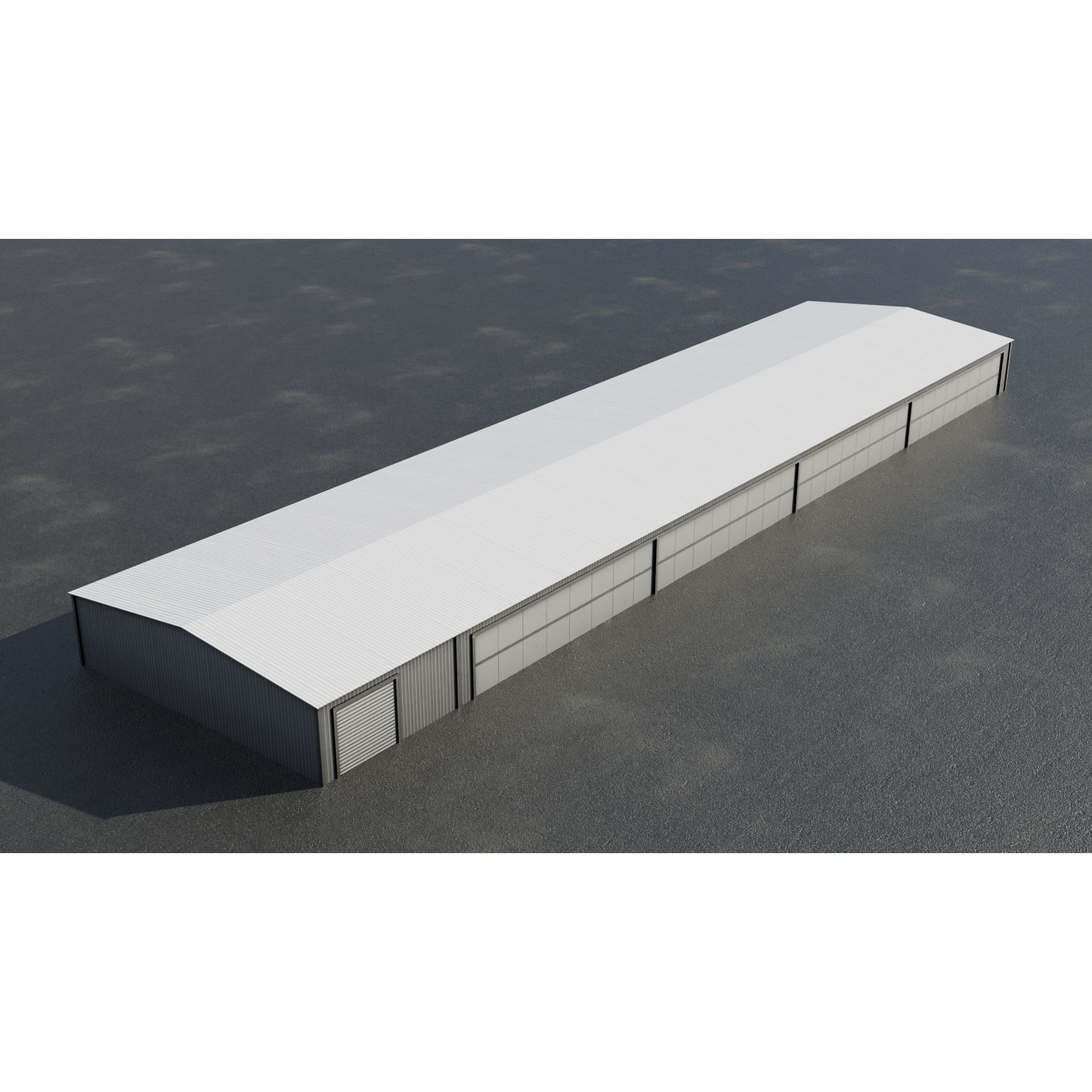 Airfield Hangar Collection - Low-Poly Game-Ready 3D Model - View 59