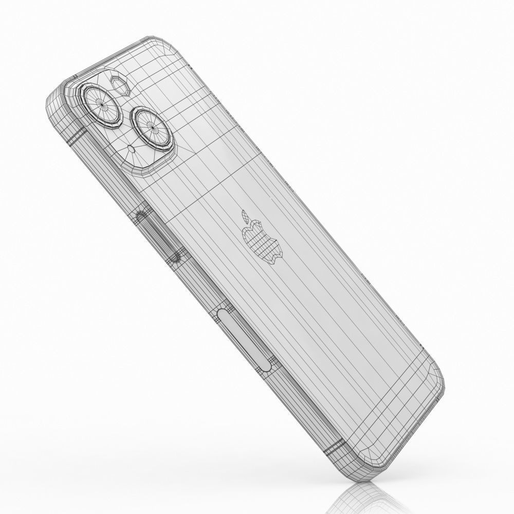 Apple iPhone 13 Mini 3D Model – Low Poly Game Asset, FBX, OBJ - View 21