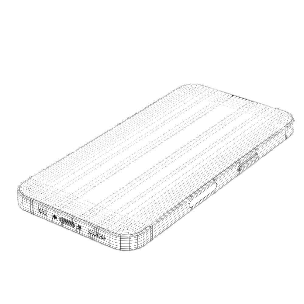 Apple iPhone 13 Mini 3D Model – Low Poly Game Asset, FBX, OBJ - View 23