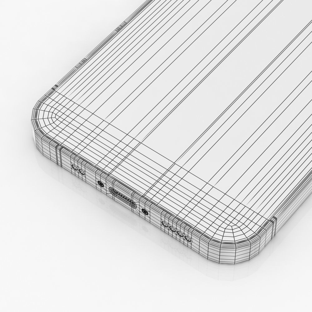 Apple iPhone 13 Mini 3D Model – Low Poly Game Asset, FBX, OBJ - View 24
