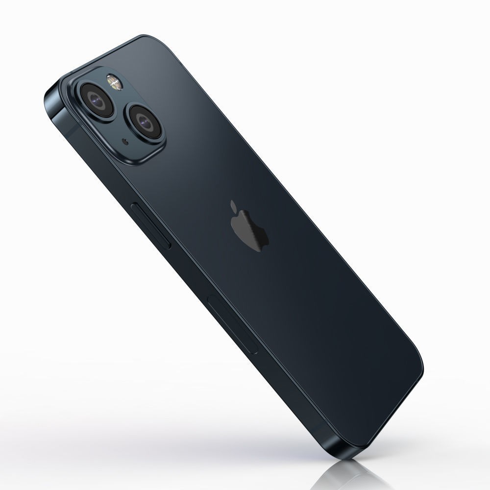 Apple iPhone 13 Mini 3D Model – Low Poly Game Asset, FBX, OBJ - View 8