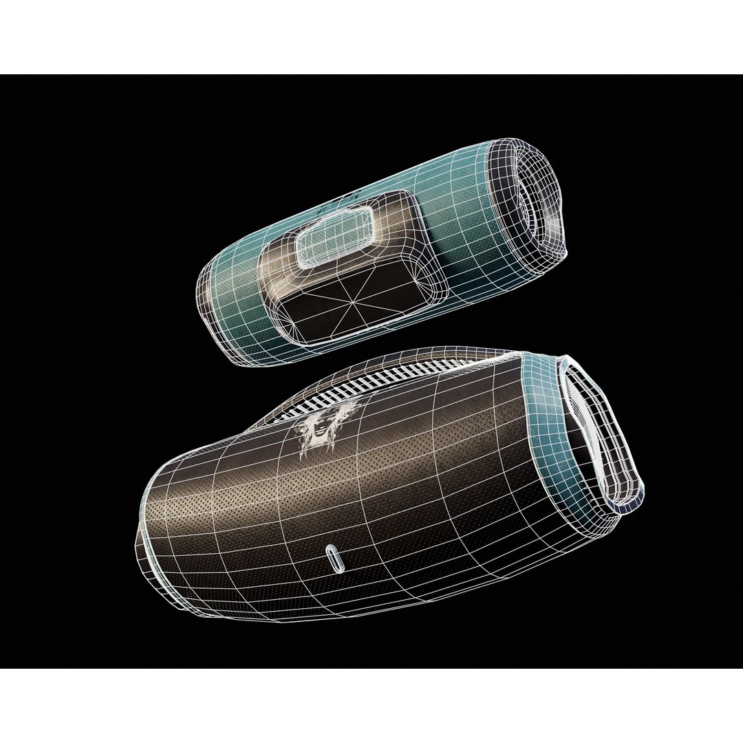 Sci-Fi Nova Hand Held Speakers 3D Model – Low Poly PBR Game Asset, FBX - View 18