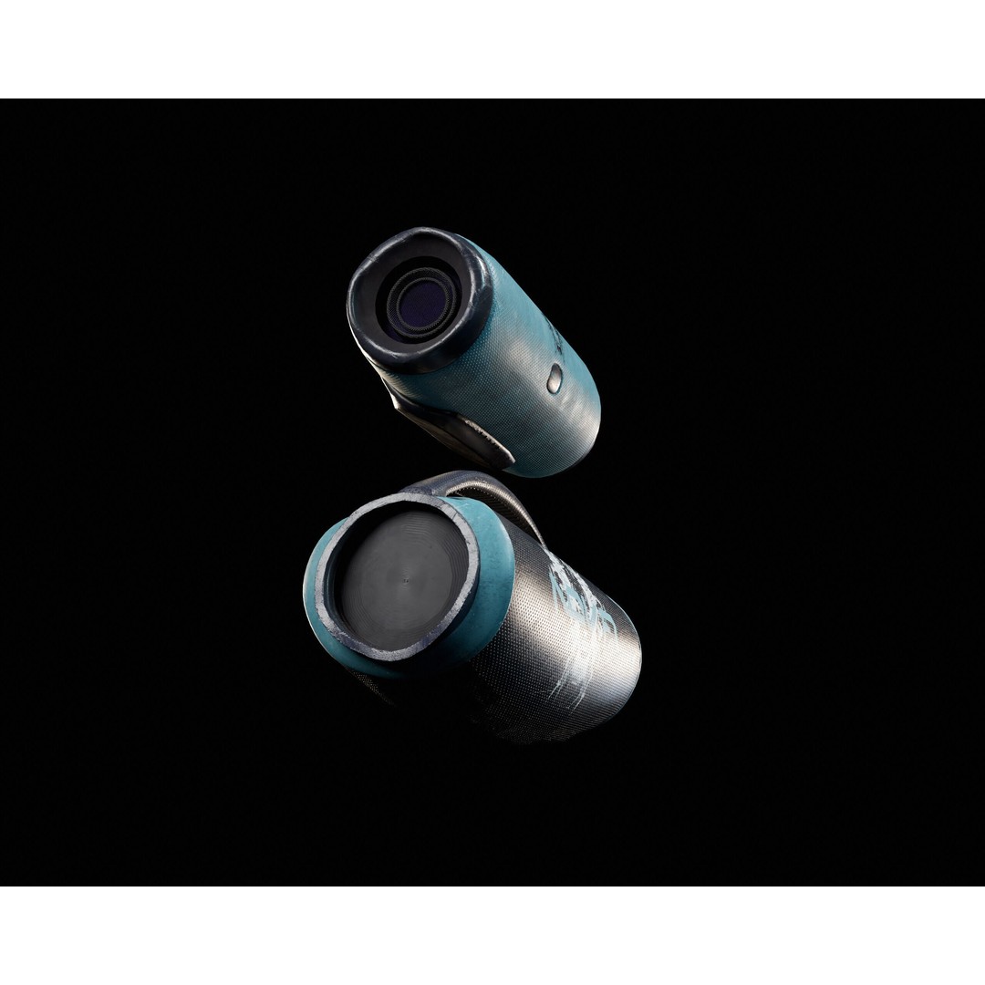 Sci-Fi Nova Hand Held Speakers 3D Model – Low Poly PBR Game Asset, FBX - View 19