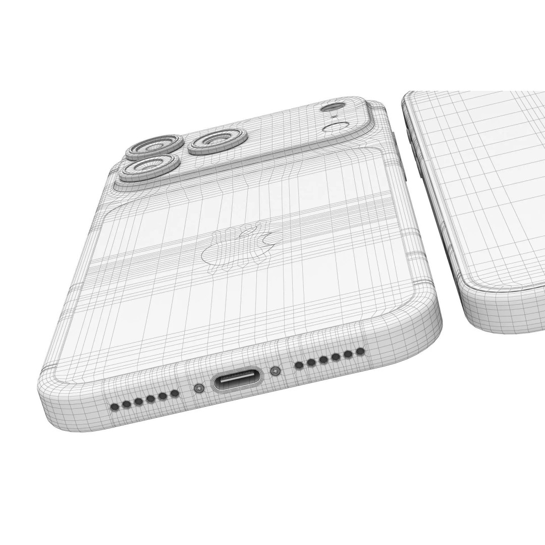 Apple iPhone 17 Pro Max 3D Model – Realistic PBR Asset, FBX, OBJ - View 19