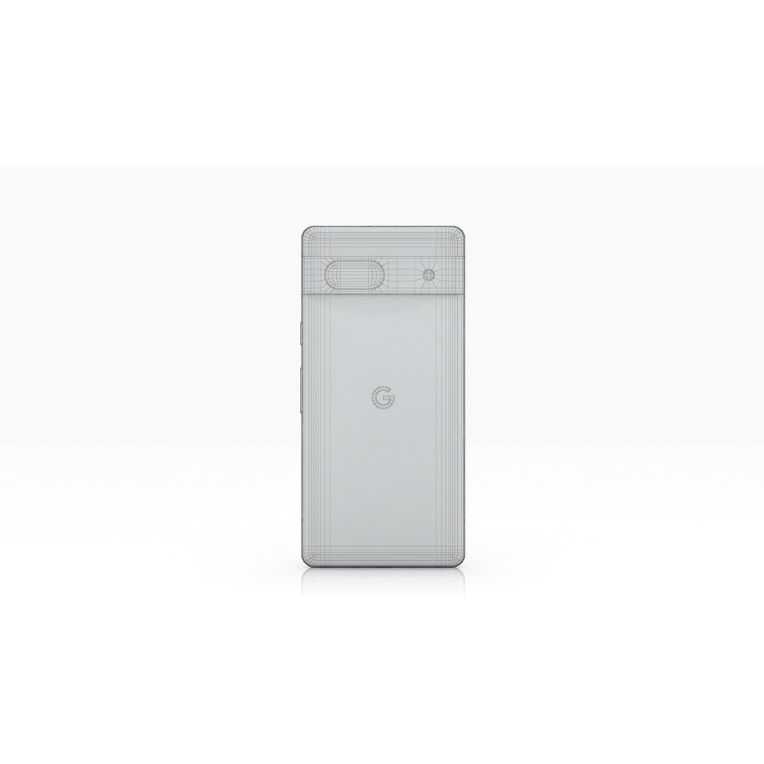 Google Pixel 7a Sea 3D Model – Low Poly Phone Asset, FBX, OBJ - View 17
