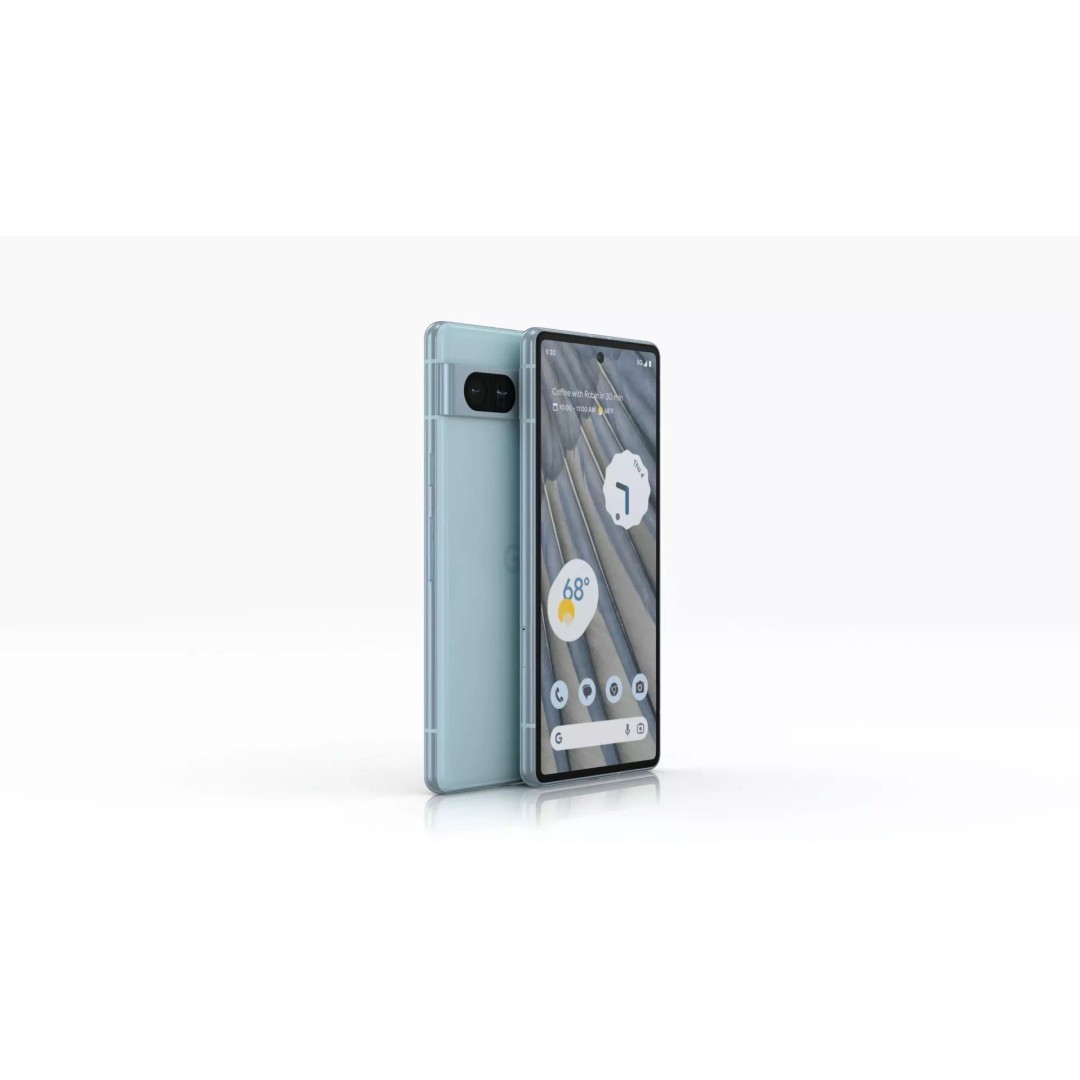 Google Pixel 7a Sea 3D Model – Low Poly Phone Asset, FBX, OBJ - View 2