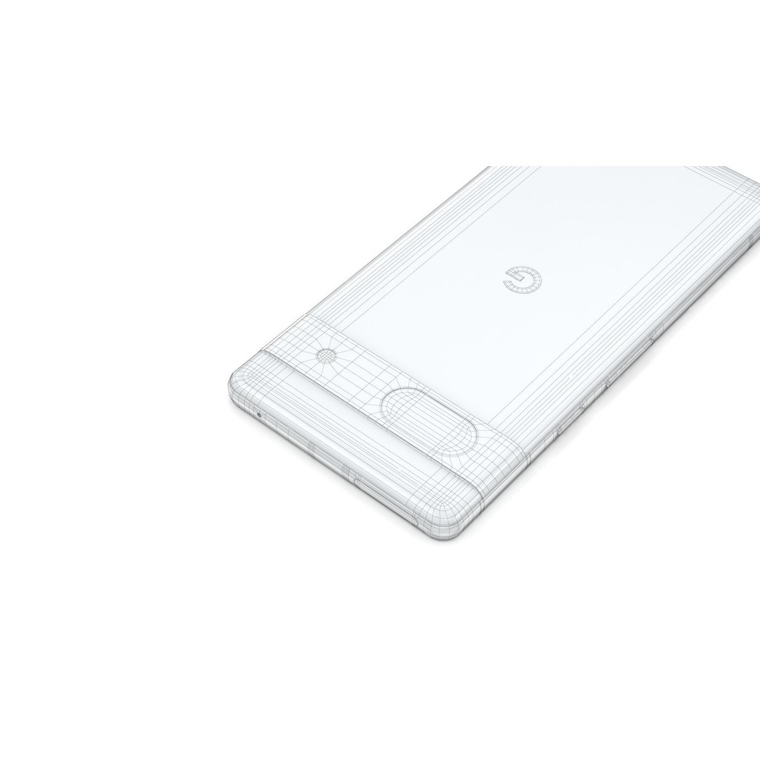 Google Pixel 7a Sea 3D Model – Low Poly Phone Asset, FBX, OBJ - View 26