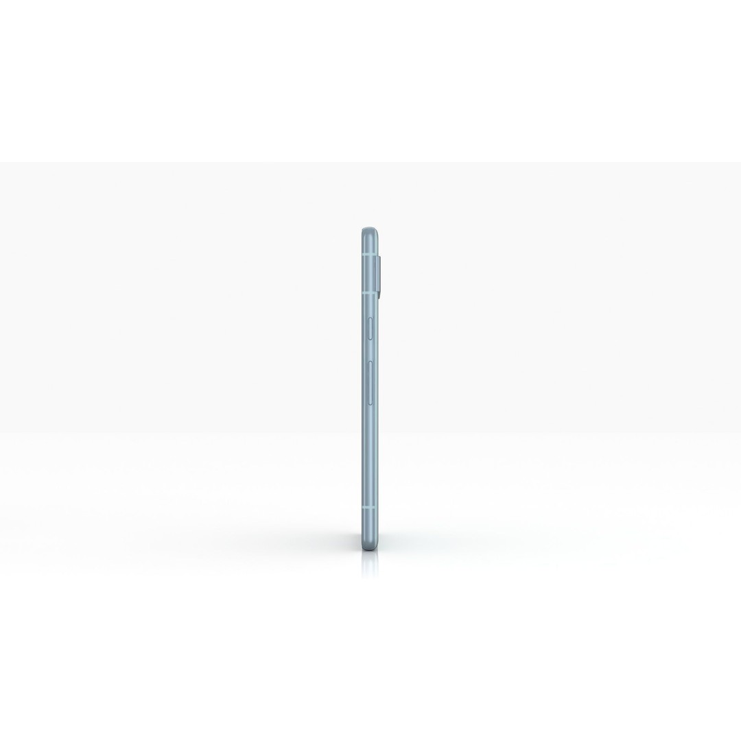 Google Pixel 7a Sea 3D Model – Low Poly Phone Asset, FBX, OBJ - View 6
