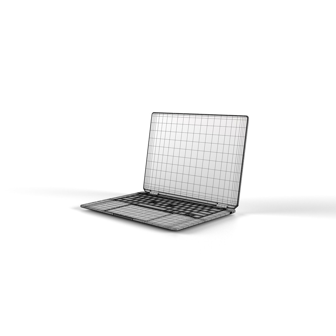 HP OmniBook Ultra Flip 14 3D Model – Animated Laptop, Blender & FBX Formats - View 27