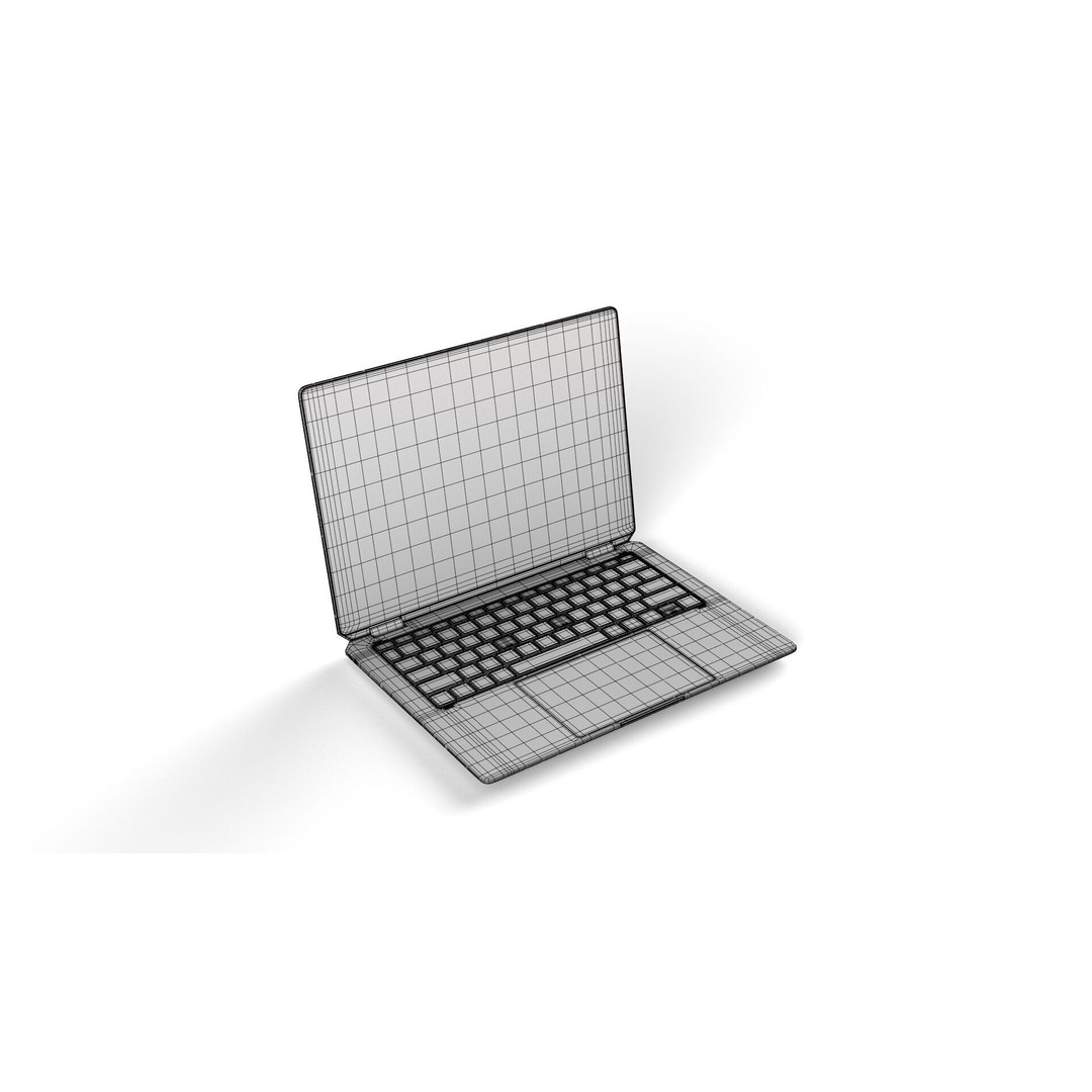 HP OmniBook Ultra Flip 14 3D Model – Animated Laptop, Blender & FBX Formats - View 30