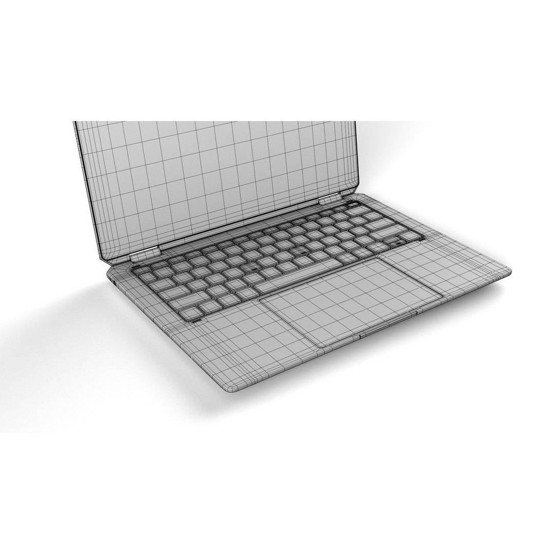 HP OmniBook Ultra Flip 14 3D Model – Animated Laptop, Blender & FBX Formats - View 32