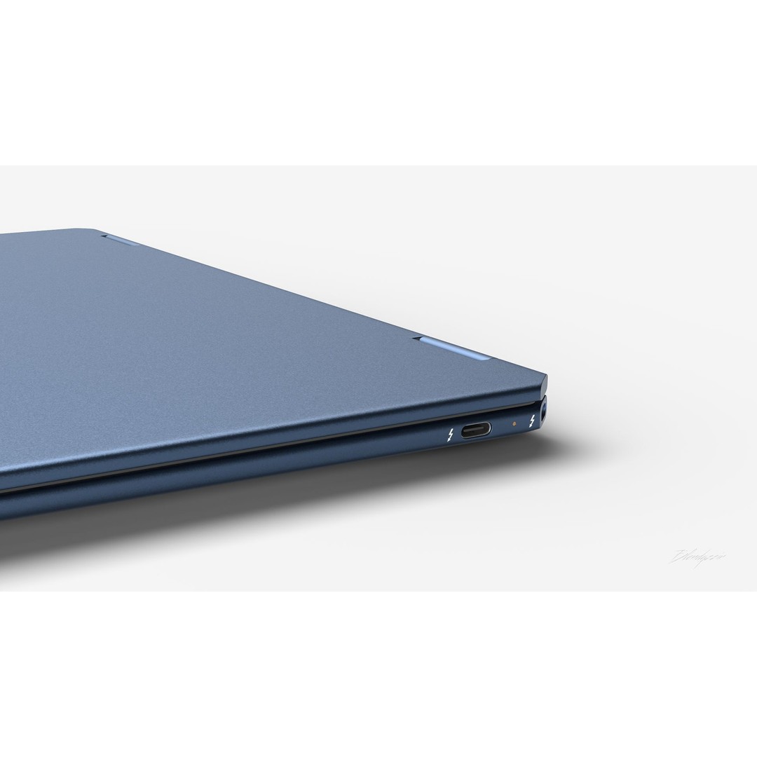 HP OmniBook Ultra Flip 14 3D Model – Animated Laptop, Blender & FBX Formats - View 5