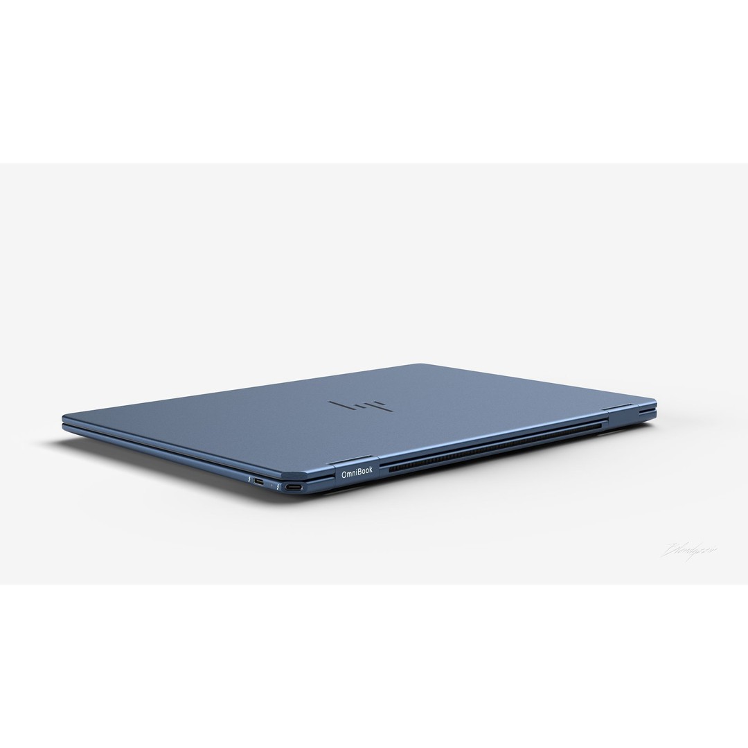 HP OmniBook Ultra Flip 14 3D Model – Animated Laptop, Blender & FBX Formats - View 6