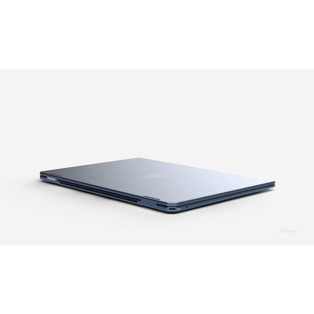 HP OmniBook Ultra Flip 14 3D Model – Animated Laptop, Blender & FBX Formats - View 8