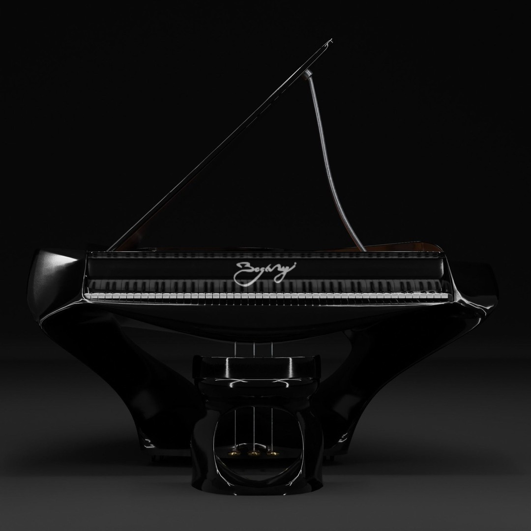 Piano 3D Model – High Poly PBR Asset for Animation, FBX, Blender - View 11