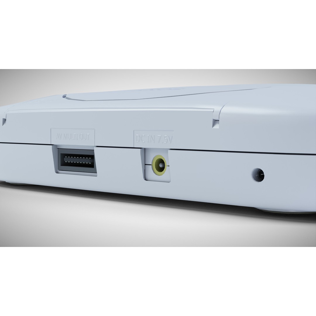 Sony PlayStation PS one 3D Model – Low Poly Game Asset, FBX - View 11